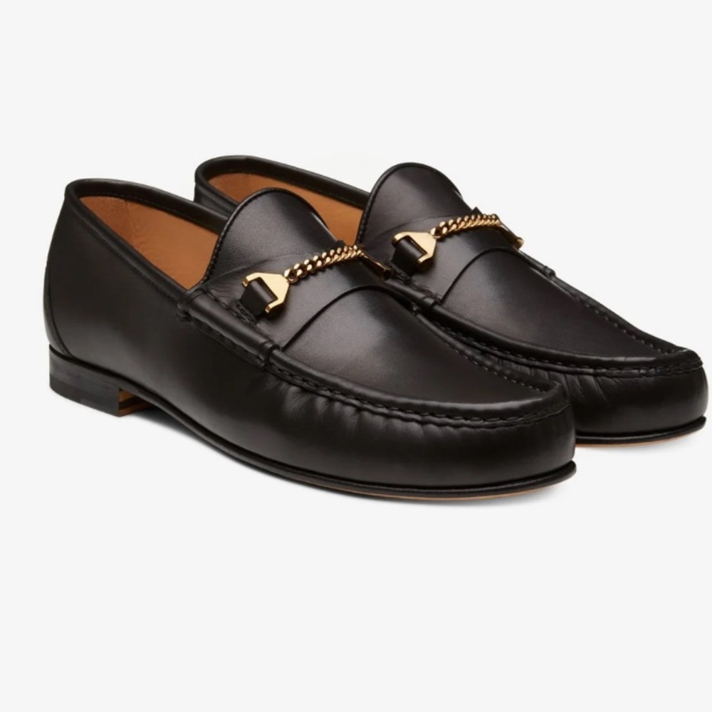 Hyusto Mick Moccasin Black Leather